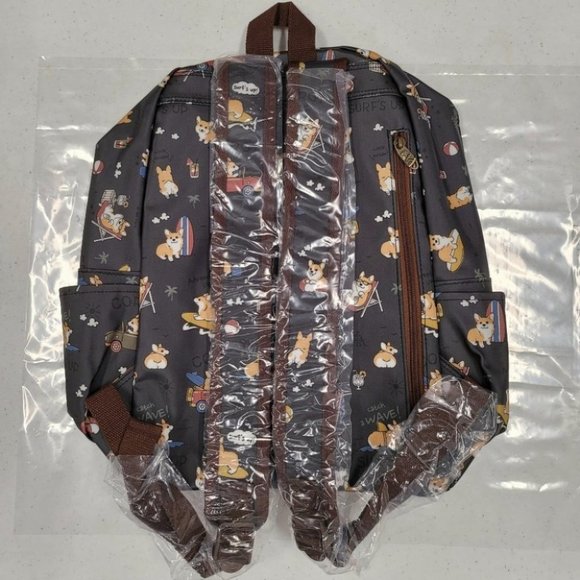 Waterproof Corgi Large Backpack for School Travel - Picture 7 of 11